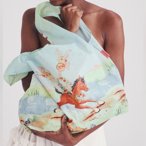 NWT **Set of 3** BAGGU x Molly Goddard Standard Reusable Tote Bags - Picture 7 of 12